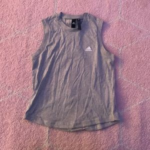 Gray Adidas tank top